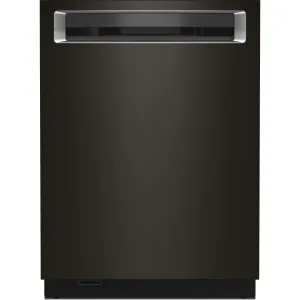 KitchenAid Dishwasher Stainless Steel Tub (KDPM604KBS) - Black Stainless