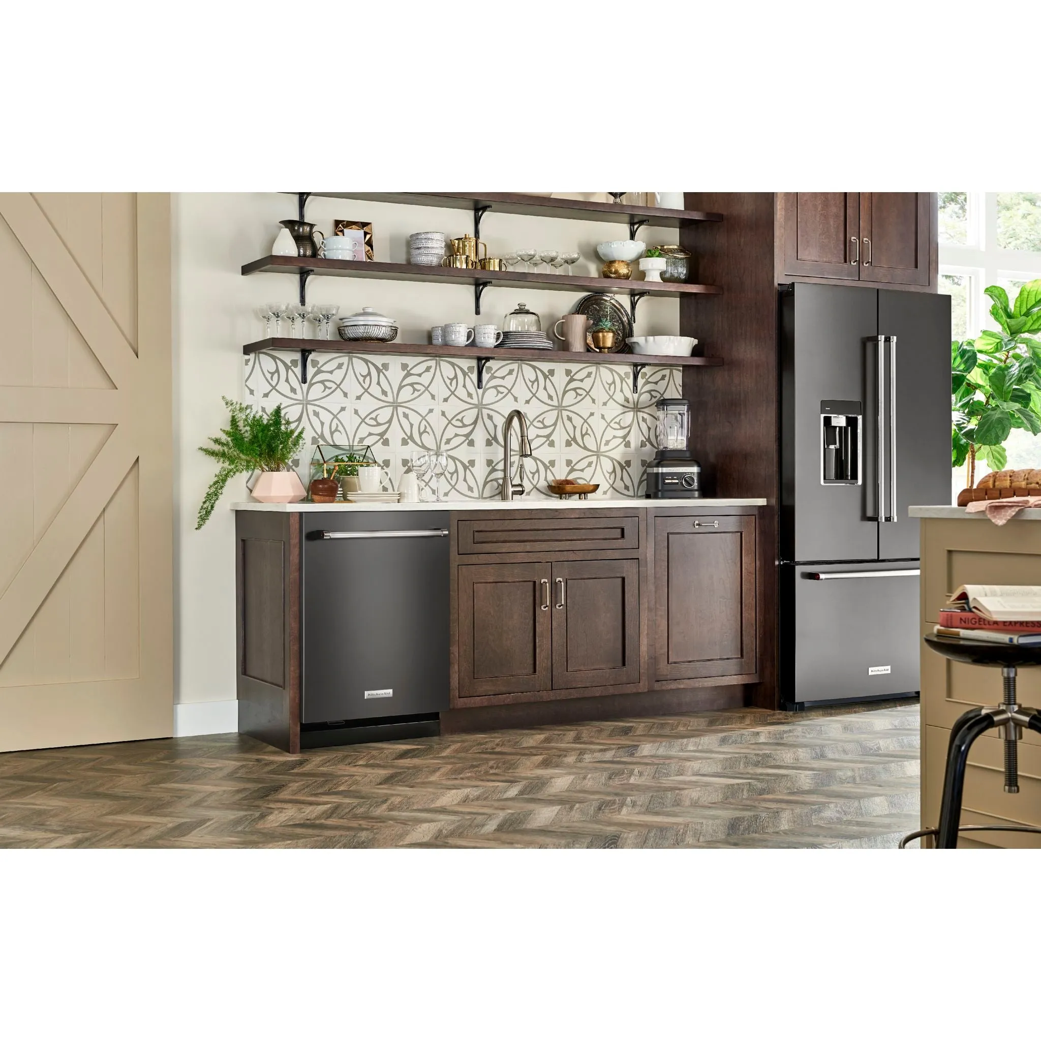 KitchenAid Dishwasher Stainless Steel Tub (KDTM804KBS) - Black Stainless