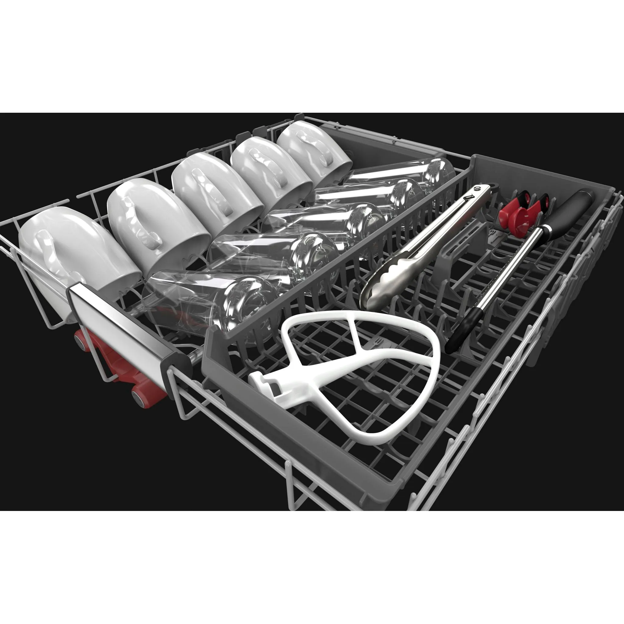 KitchenAid Dishwasher Stainless Steel Tub (KDTM804KBS) - Black Stainless