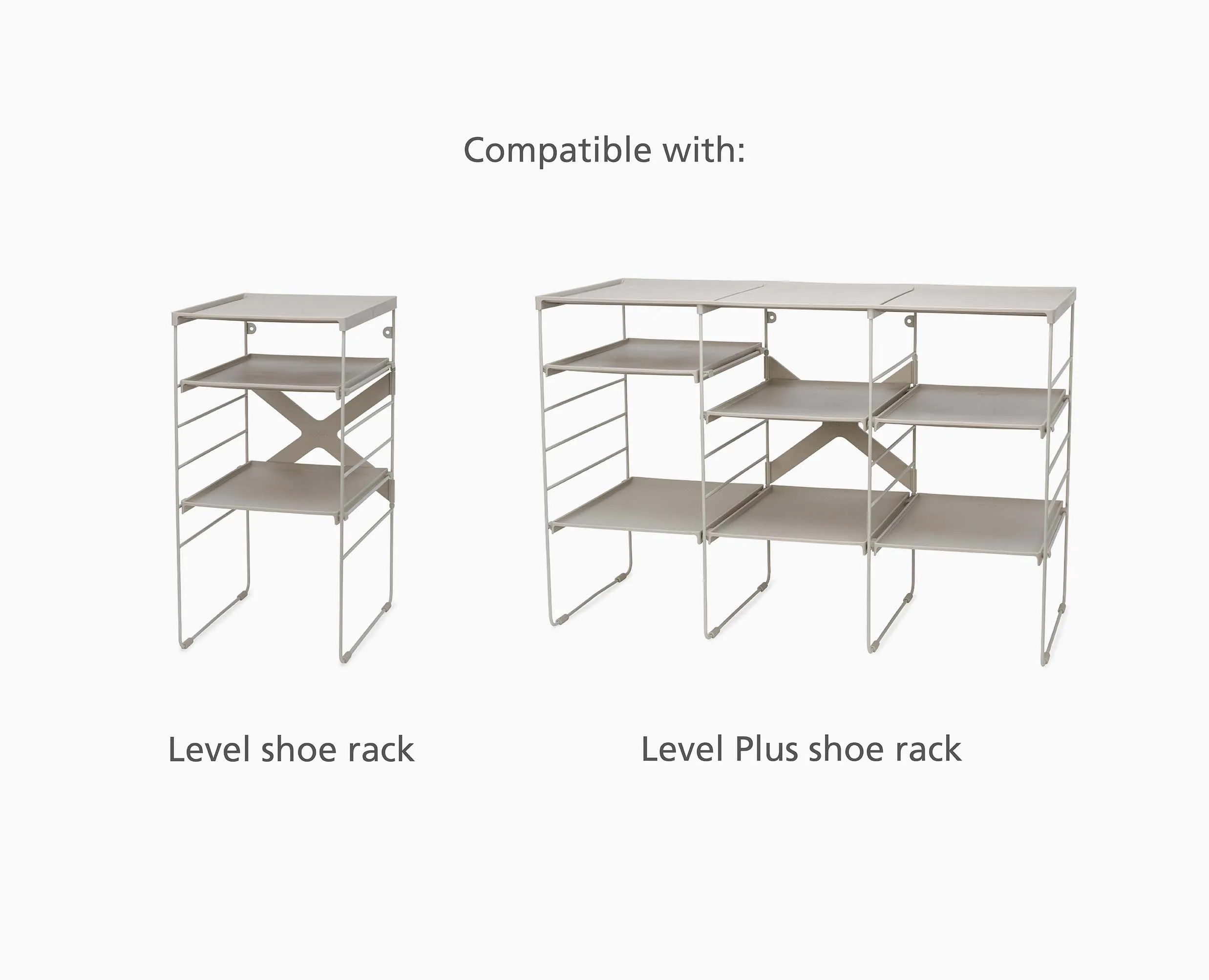 Level™ Pack of 2 Adjustable Ecru Shelves