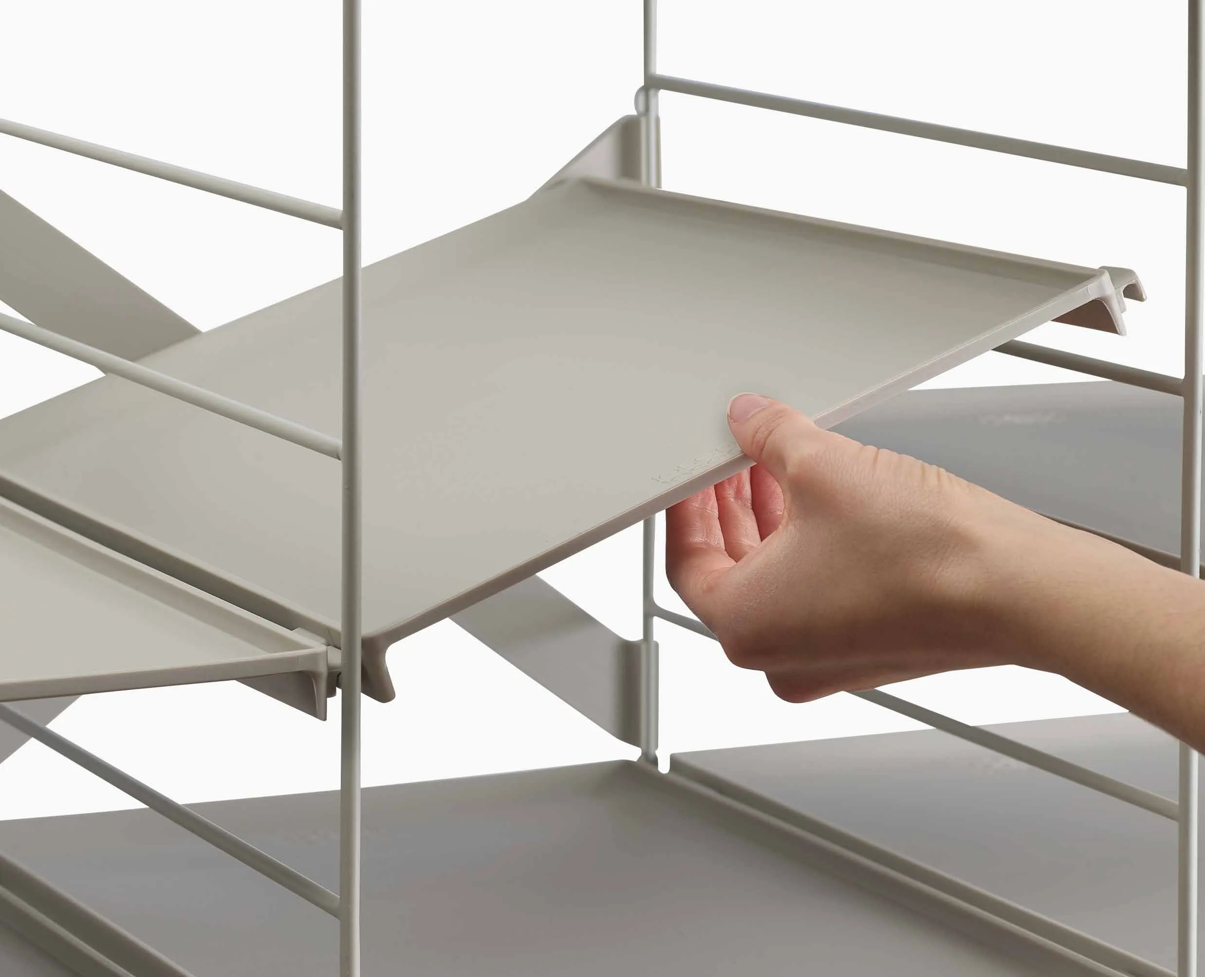 Level™ Pack of 2 Adjustable Ecru Shelves