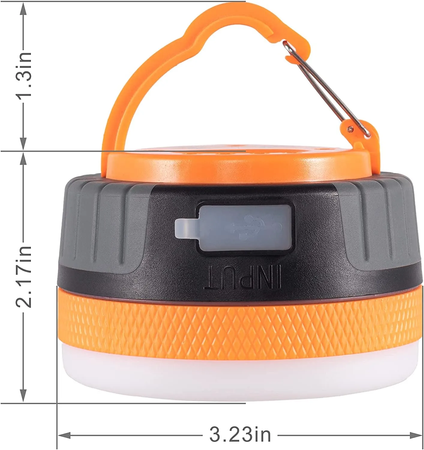 Lit-Path LED Camping Lantern, Rechargeable Light with Magnet Base