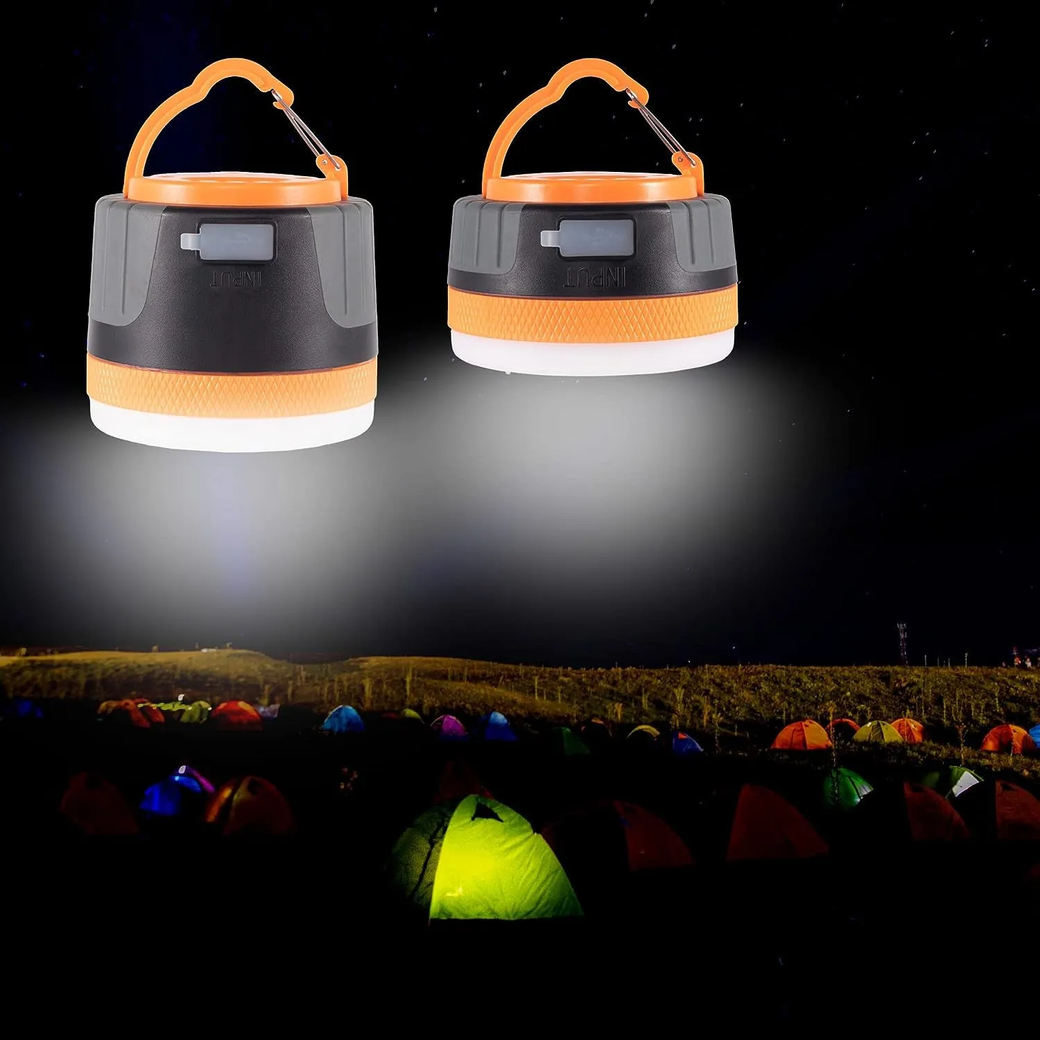 Lit-Path LED Camping Lantern, Rechargeable Light with Magnet Base