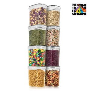 Medium Airtight Food Storage Containers (8 Pack)