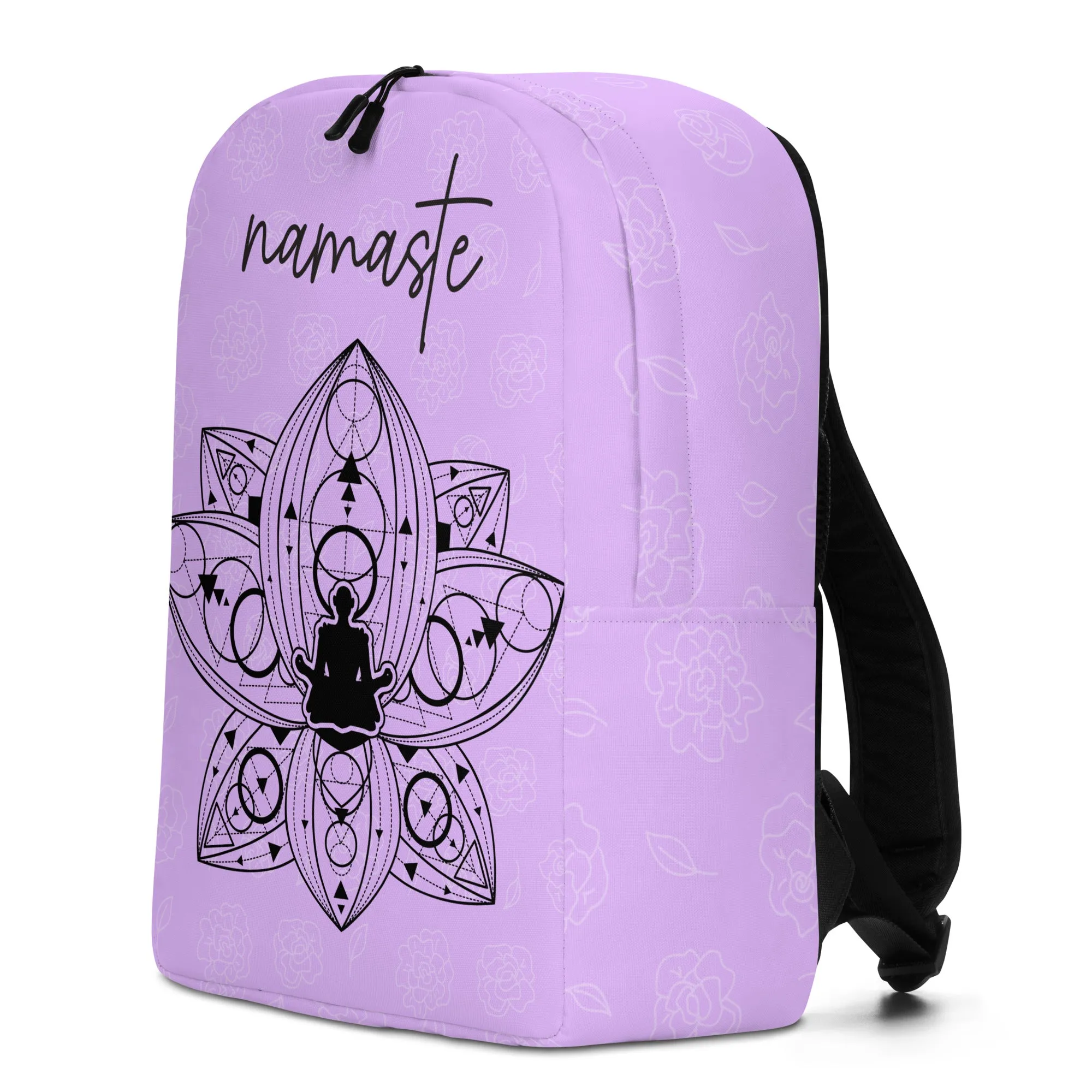 Minimalist Backpack Namaste Meditation Design