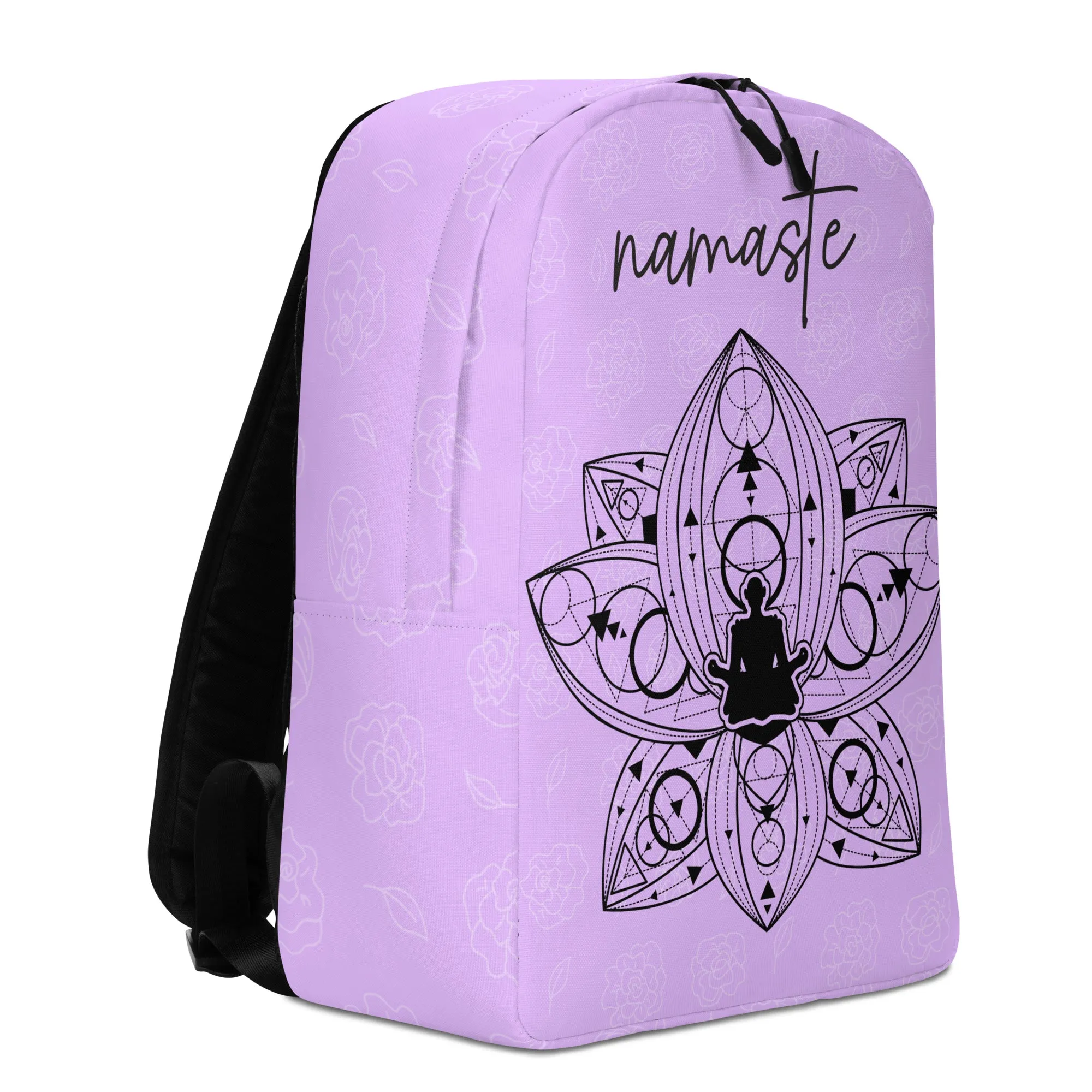 Minimalist Backpack Namaste Meditation Design