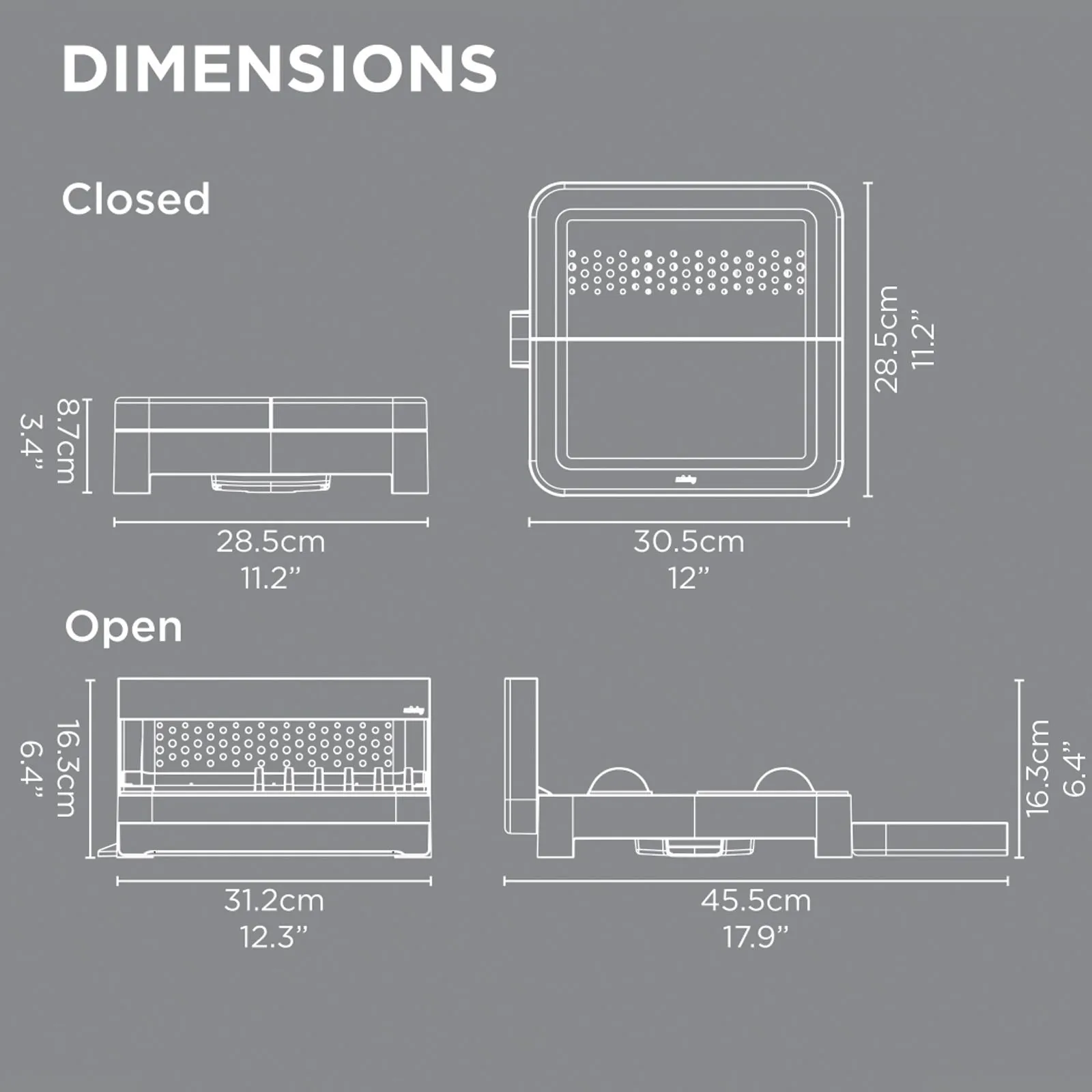 Minky Foldaway Dish Rack