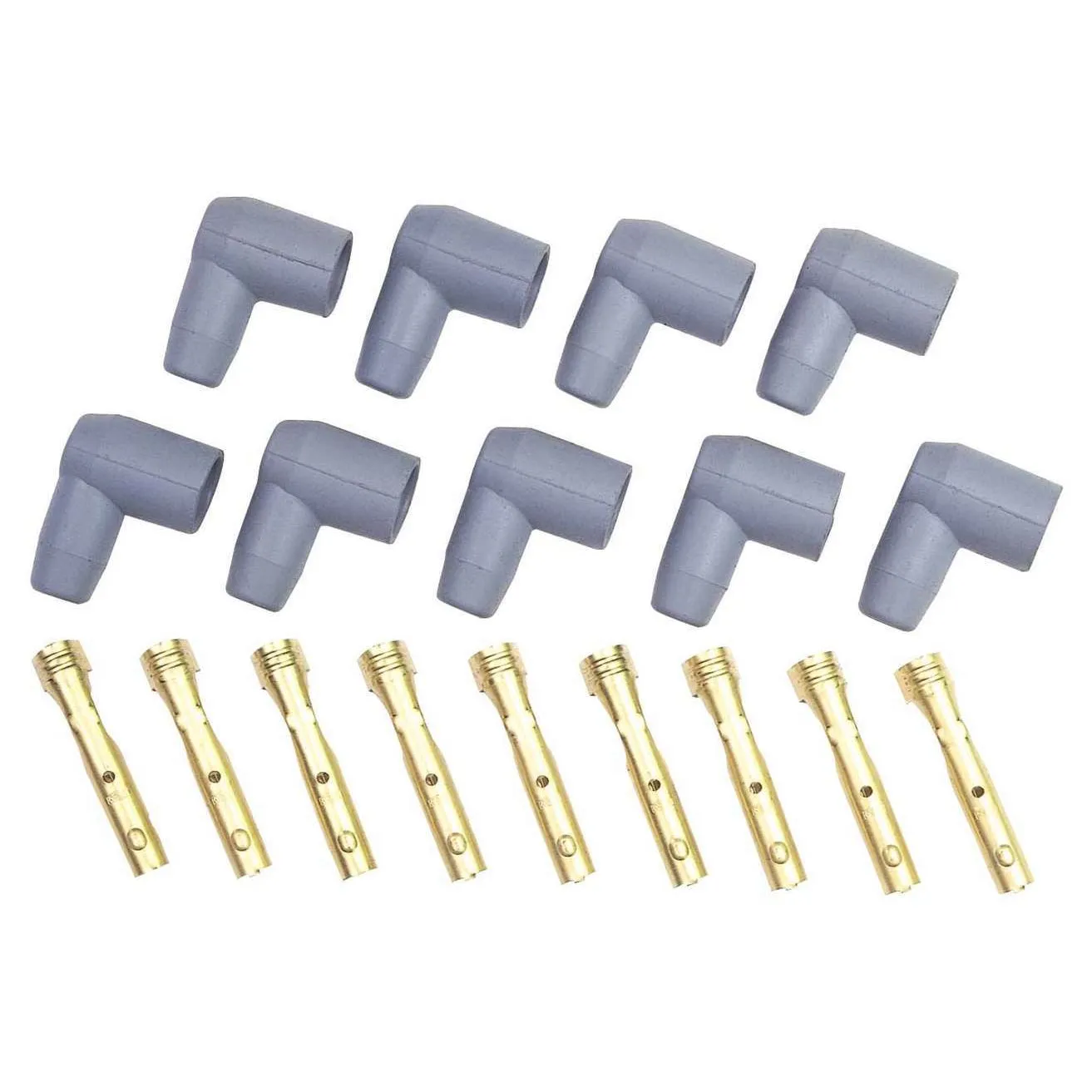 MSD 90° Socket Style Distributor Boot & Terminal Kit - (Set of 9)