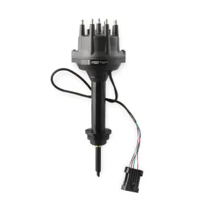 MSD Pro Billet Dual Sync EFI Distributor - Magnetic Pickup - Electronic Advance - HEI Style Terminal - Black - Mopar RB-Series/426 Hemi