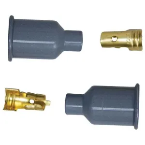 MSD Straight Socket Distributor Boots & Terminals (2 Pack)