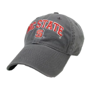 NC State Wolfpack Dark Grey Relaxed Twill Adjustable Hat
