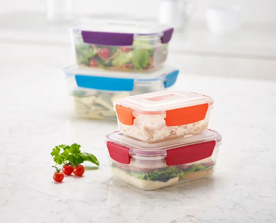 Nest™ Lock 4-piece Multicolour Food Container Set