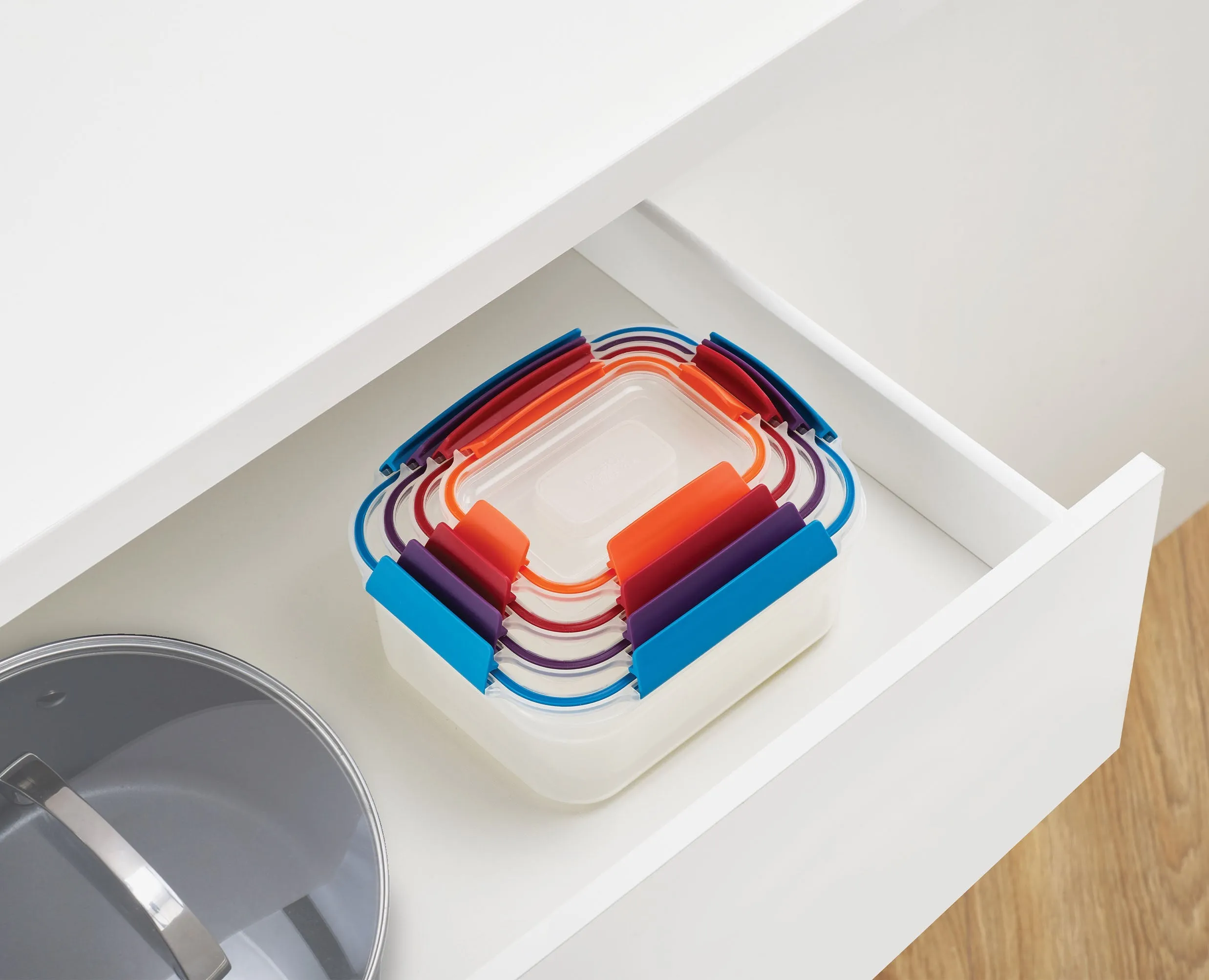 Nest™ Lock 4-piece Multicolour Food Container Set