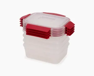 Nest™ Lock 4-Piece Red 1.1L Food Container Set