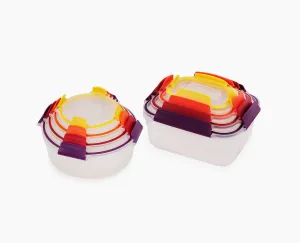 Nest™ Lock 8-Piece Multicolour Mixed Food Container Set