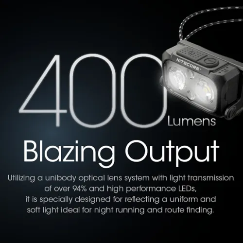 NU25 400 Lumen Rechargeable Headlamp by Nitecore