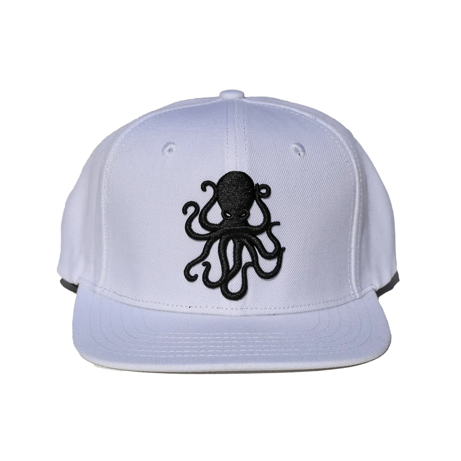Octopus White w/Black - Snap Back