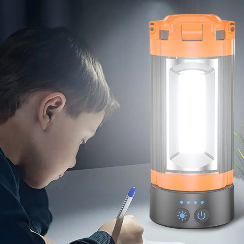 Oplaadbare opvouwbare LED Campinglamp met standaard