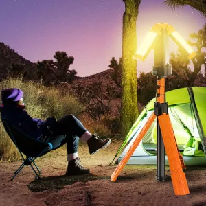 Oplaadbare opvouwbare LED Campinglamp met standaard
