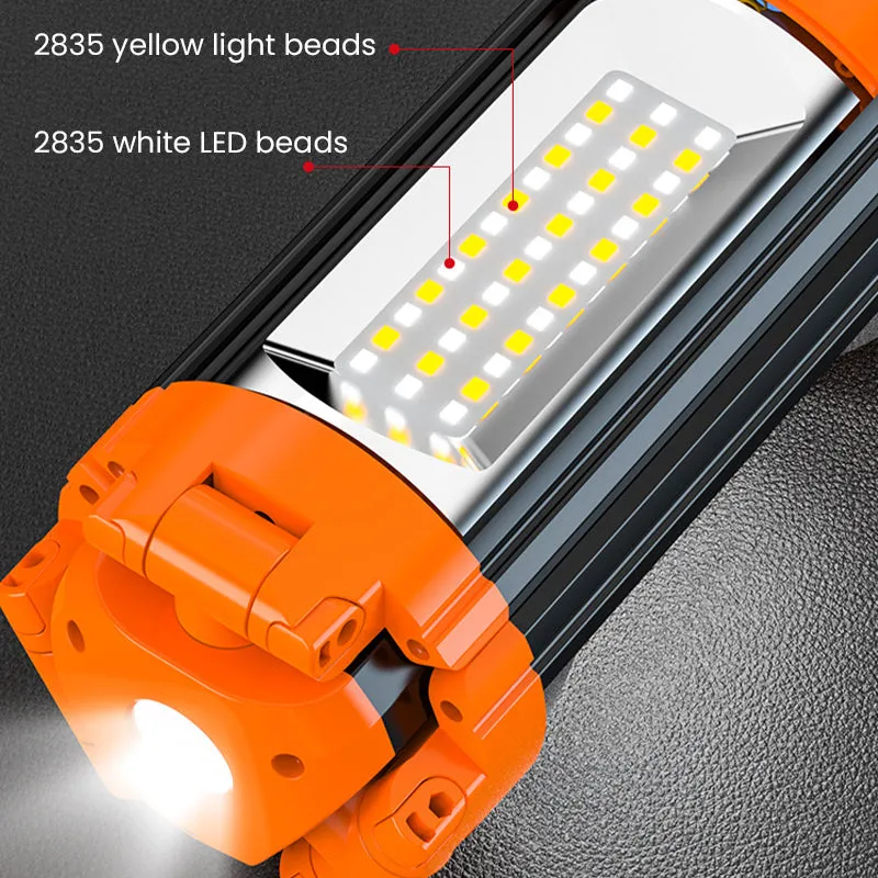 Oplaadbare opvouwbare LED Campinglamp met standaard