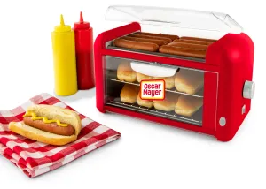 Oscar Mayer Hot Dog Roller & Bun Warmer, Red