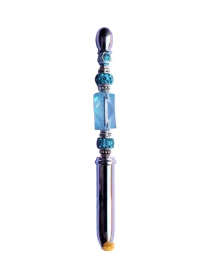 Peacock Blue Jewel Tone Flashlight