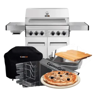 Platinum Stainless Steel 4 2 Gas Barbecue (Advanced Bundle)