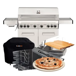 Platinum Stainless Steel 6 2 Gas Barbecue (Advanced Bundle)