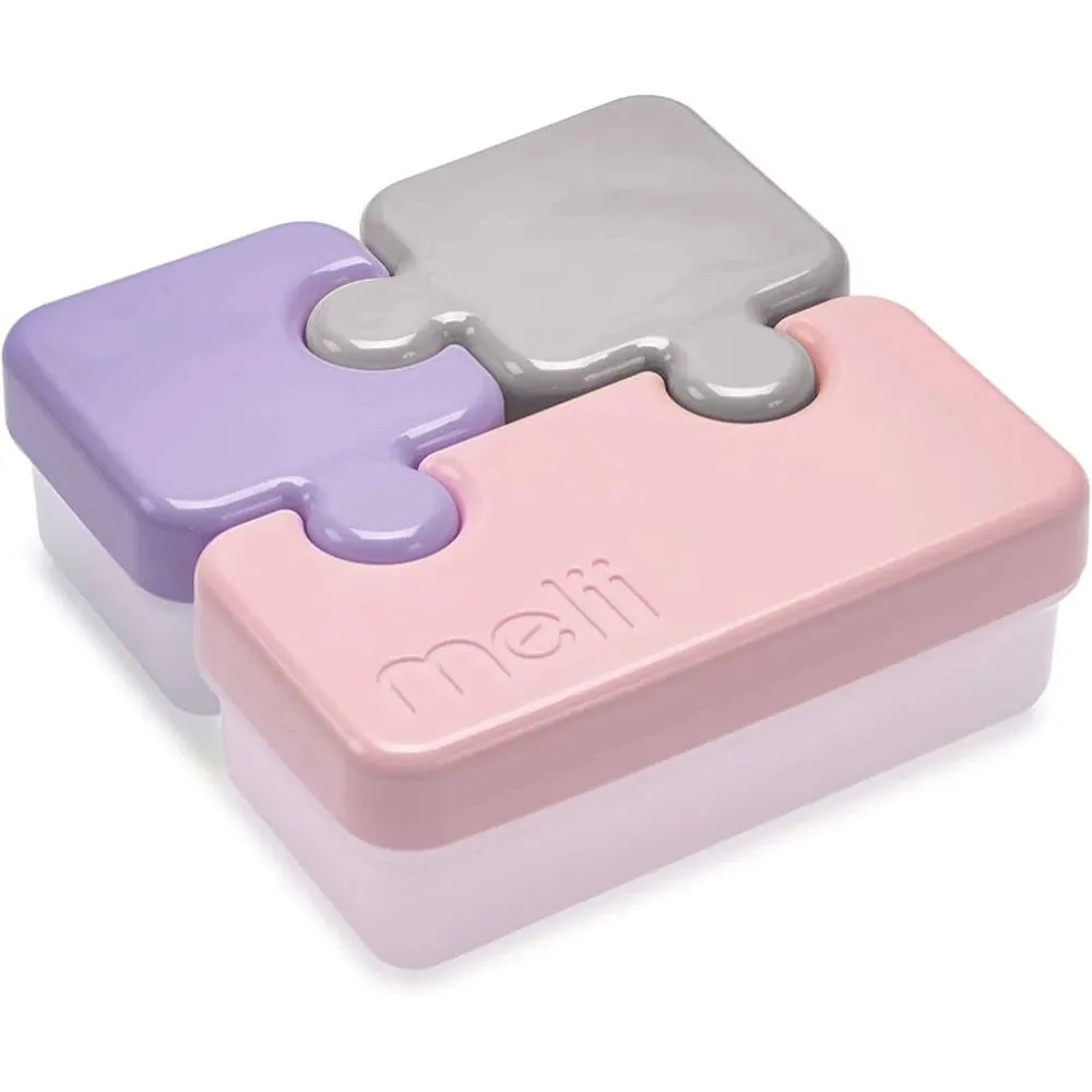 Puzzle Container- 1 pack Purple, Grey & Pink