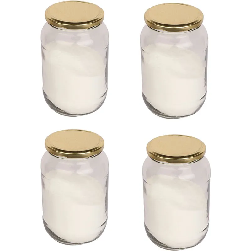 Ripple Airtight Storage Jar (500 ML) - Set Of Four