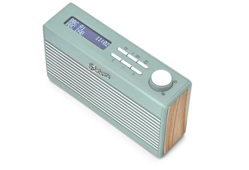 Roberts RAMBLERBTMDE Rambler BT Mini - Dab/Fm Bluetooth Portable Radio - Duck Egg Blue