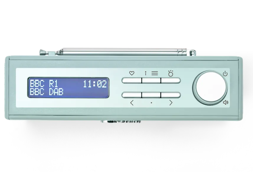 Roberts RAMBLERBTMDE Rambler BT Mini - Dab/Fm Bluetooth Portable Radio - Duck Egg Blue