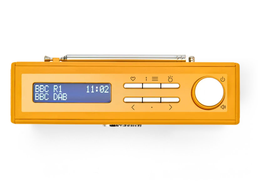 Roberts RAMBLERBTMSY Rambler BT Mini - Dab/Fm Bluetooth Portable Radio - Sunburst Yellow