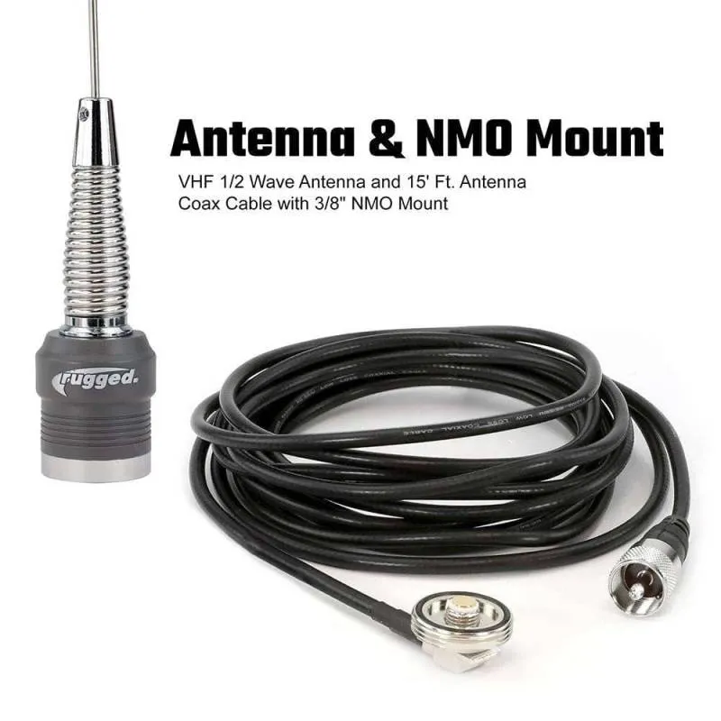 Rugged Radios 696 PLUS REMOTE HEAD Complete Master Communication Kit with Intercom and 2-Way Radio - G1 GMRS