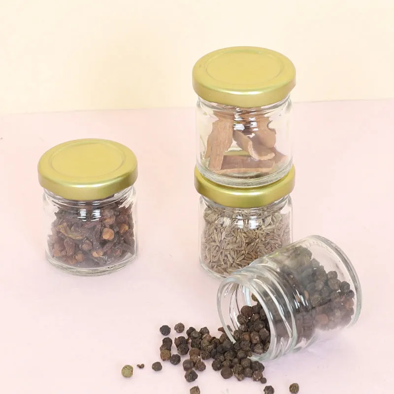 Shello Airtight Storage Jar (40 ML) - Set Of Four