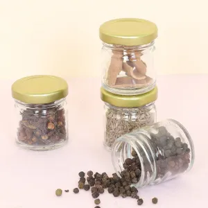 Shello Airtight Storage Jar (40 ML) - Set Of Four