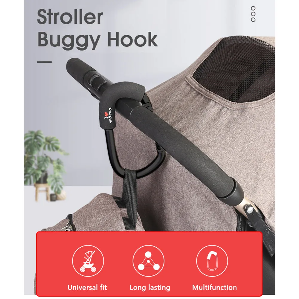 Stroller Hooks - Universal Fit, Organizer Hook for Diaper Bag
