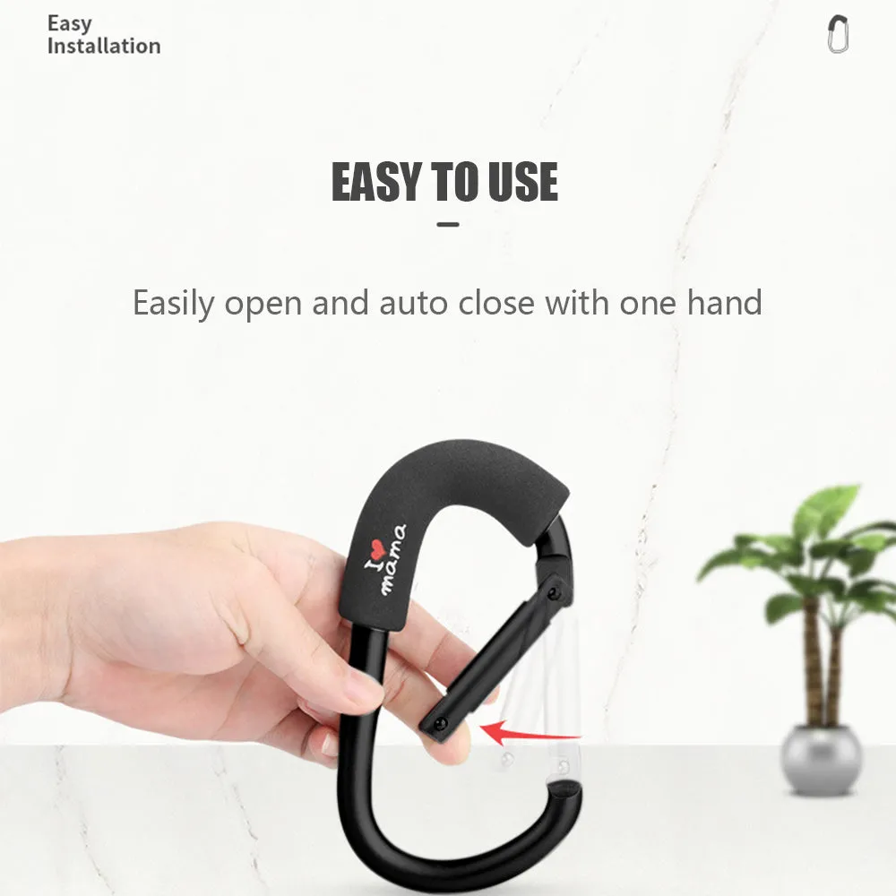 Stroller Hooks - Universal Fit, Organizer Hook for Diaper Bag