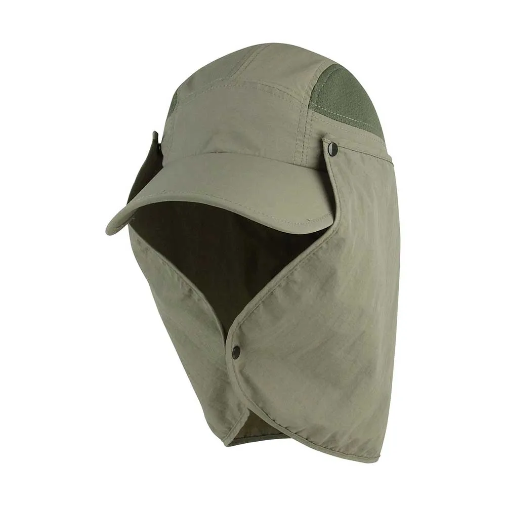 Taslon UV Cap with Removable Neck Flap