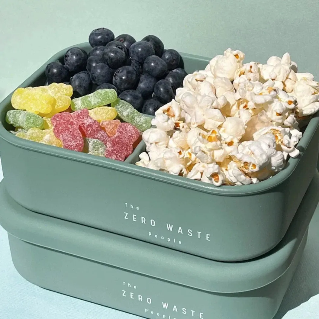 The Zero Waste People Silicone Snackbox - Sage