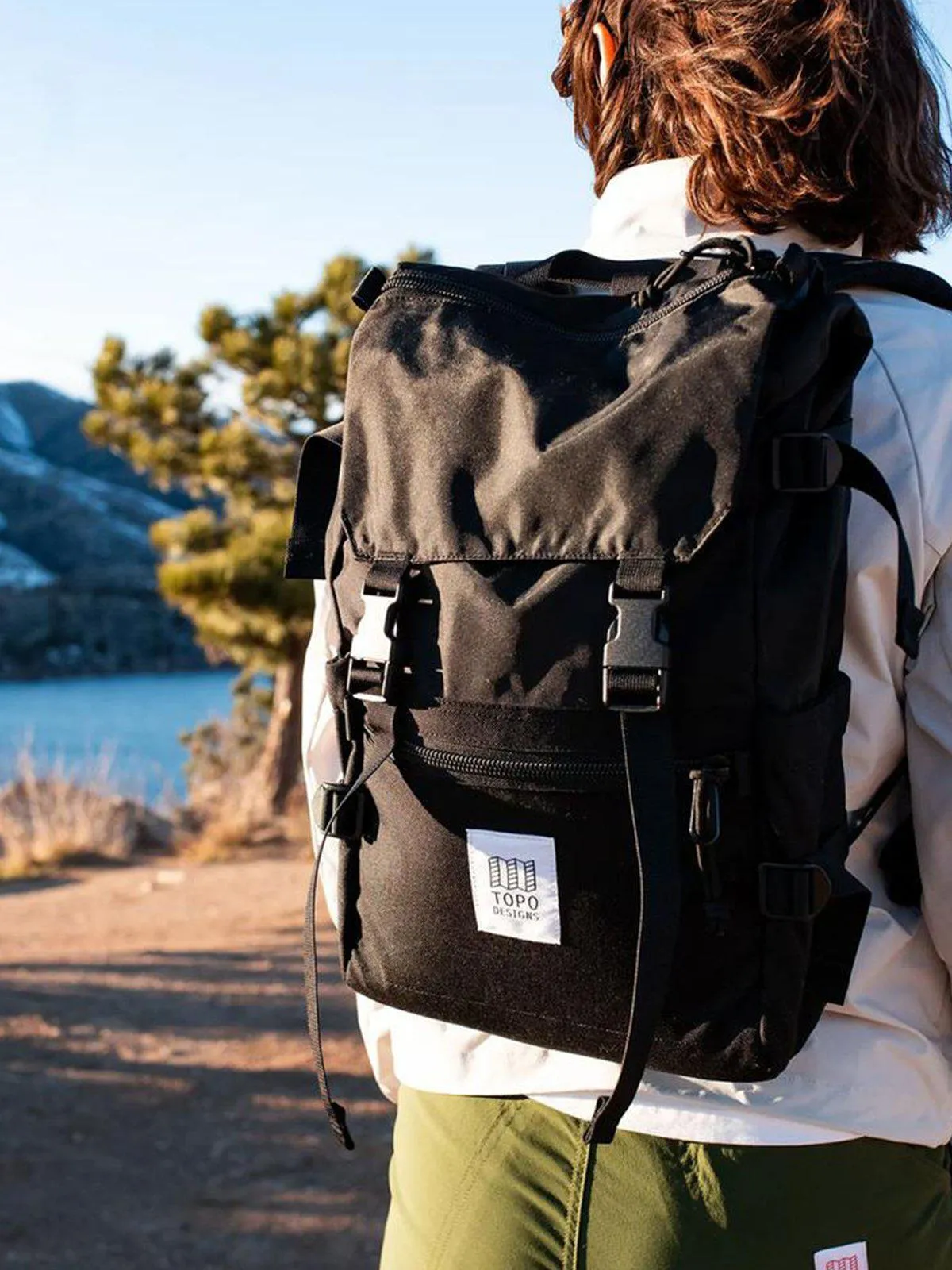 Topo Designs Rover Pack Bright Yellow Black