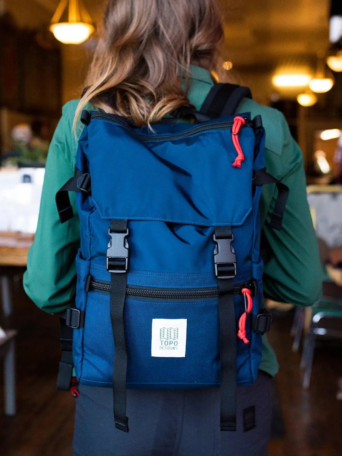 Topo Designs Rover Pack Bright Yellow Black